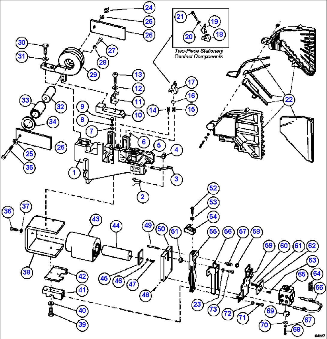 CONTACTOR ASSEMBLY - RP GE0647