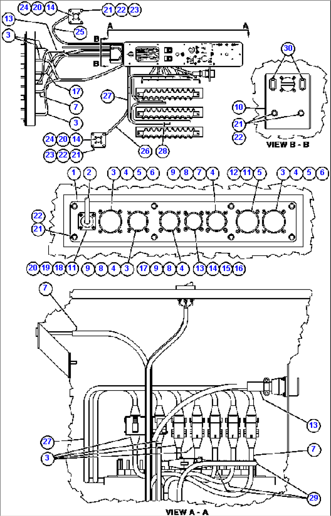 CAB CONNECTOR PLATE & WIRING