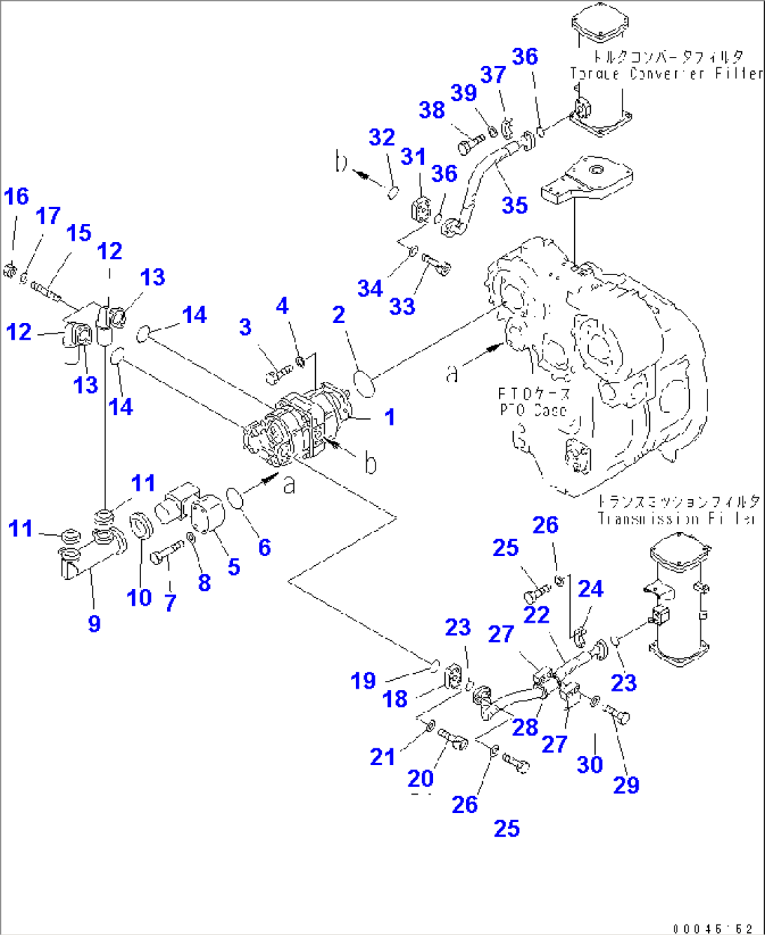STEERING PIPING (T/C FILTER TO PUMP)