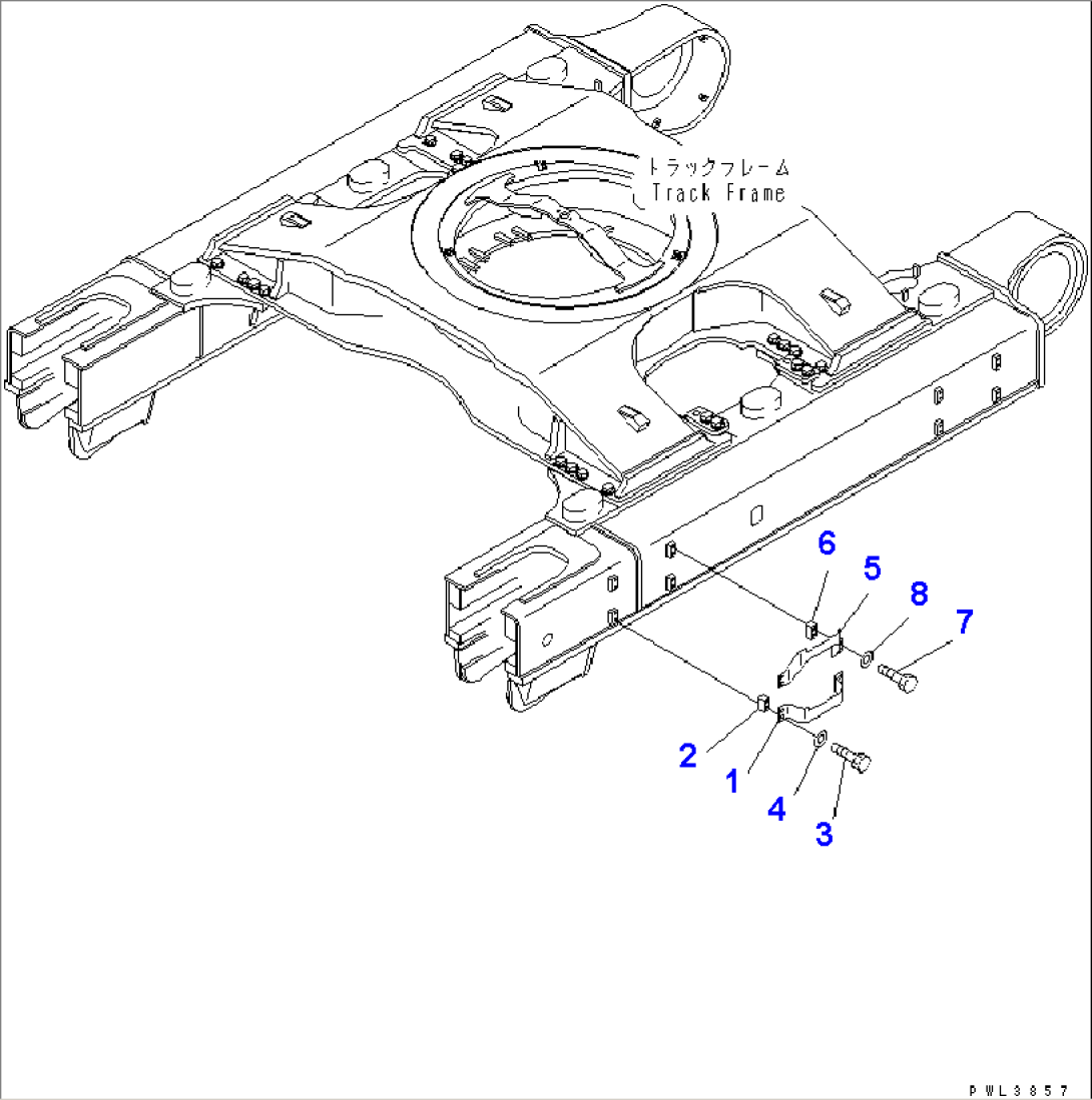 STEP (TRACK FRAME SIDE) (FOR WIDE SHOE)