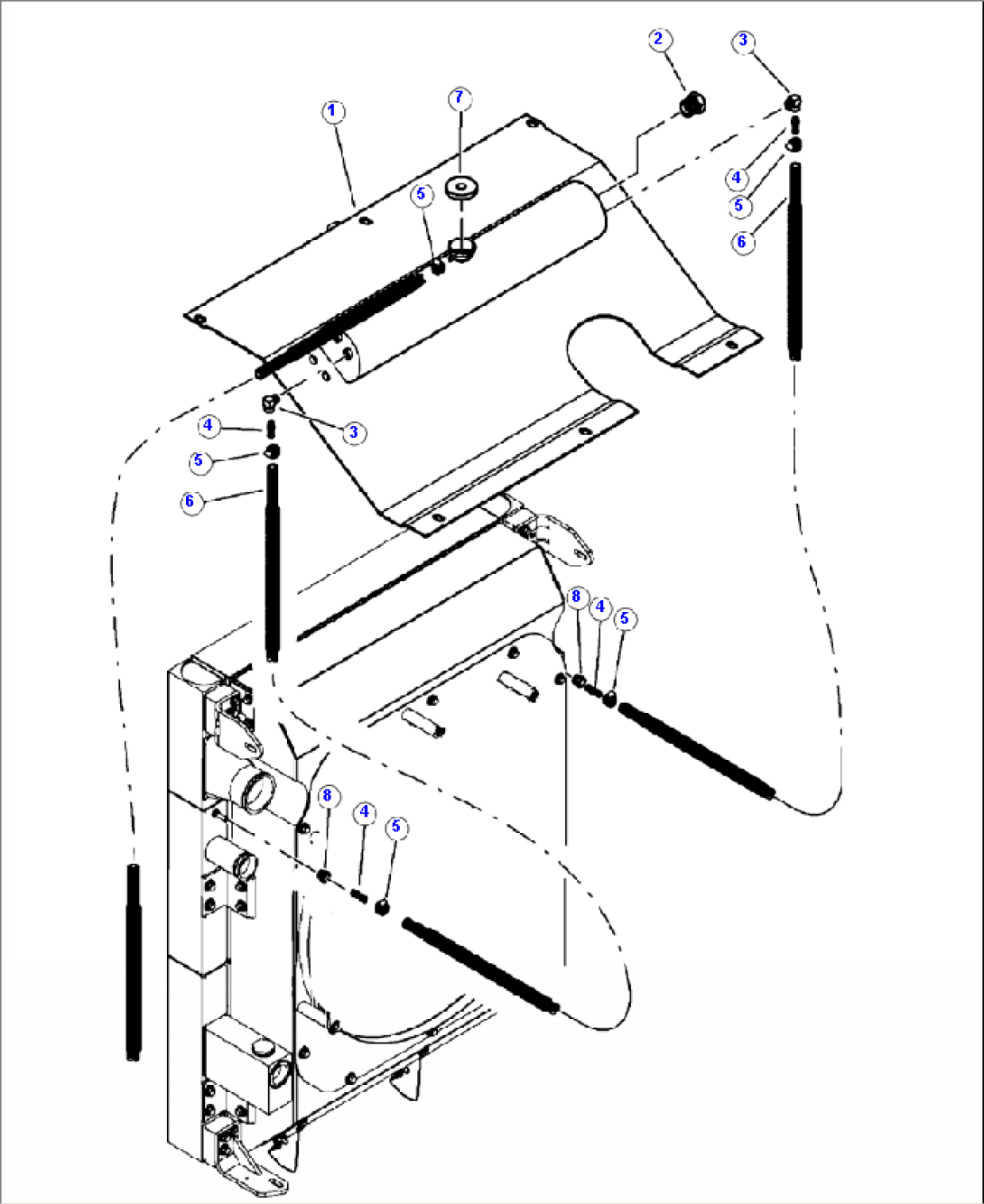 C0101-02A0 RADIATOR OVERFLOW LINES