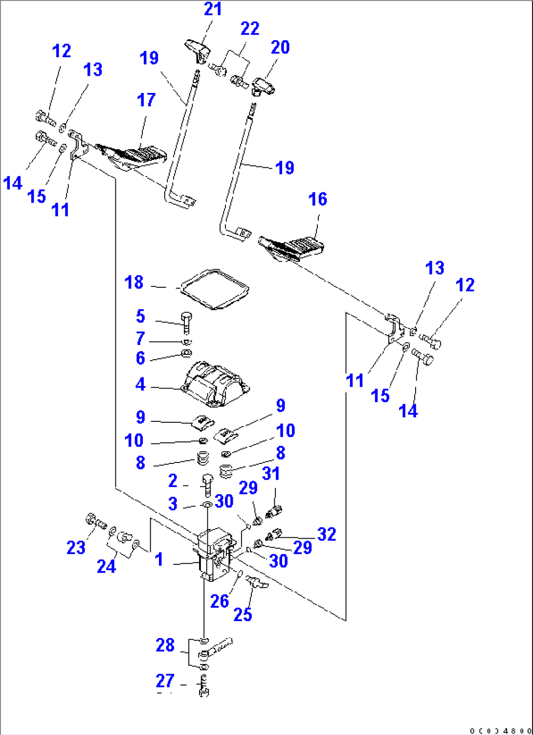FLOOR FRAME (TRAVEL CONTROL)