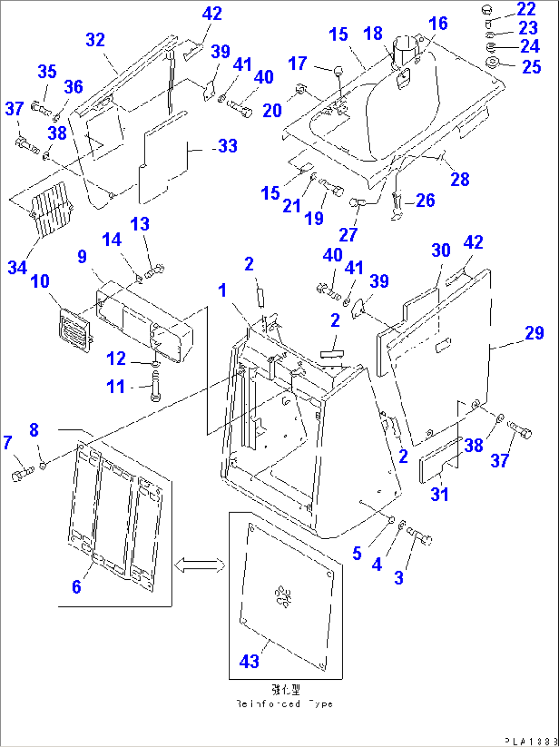 RADIATOR GUARD AND HOOD