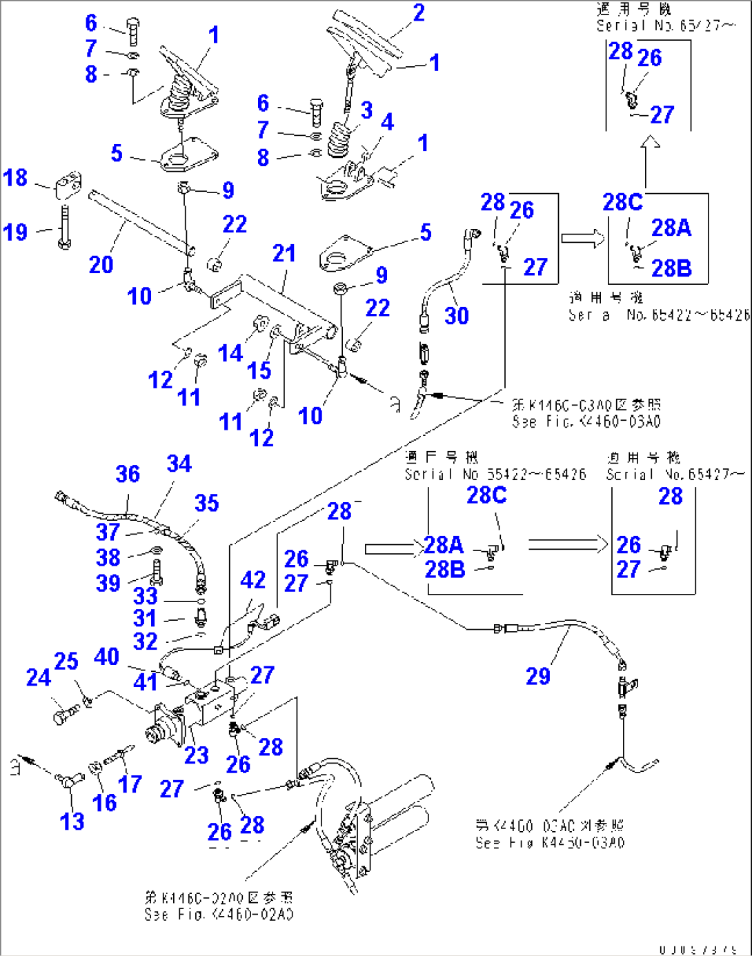 FLOOR (BRAKE CONTROL)(#65001-67060)