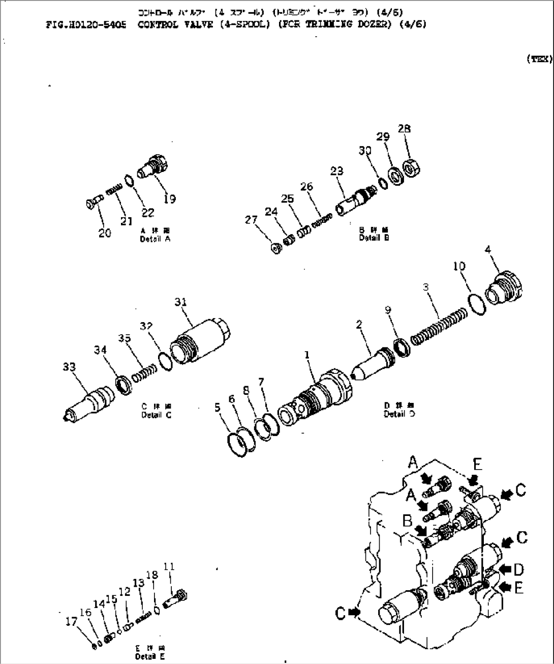 CONTROL VALVE (3-SPOOL) (4/4)