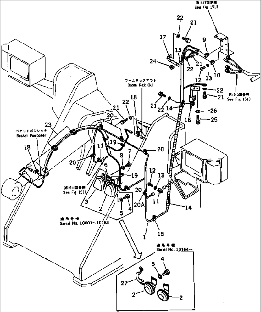 ELECTRICAL SYSTEM (FRONT LINE) (FOR MONITOR PANEL)