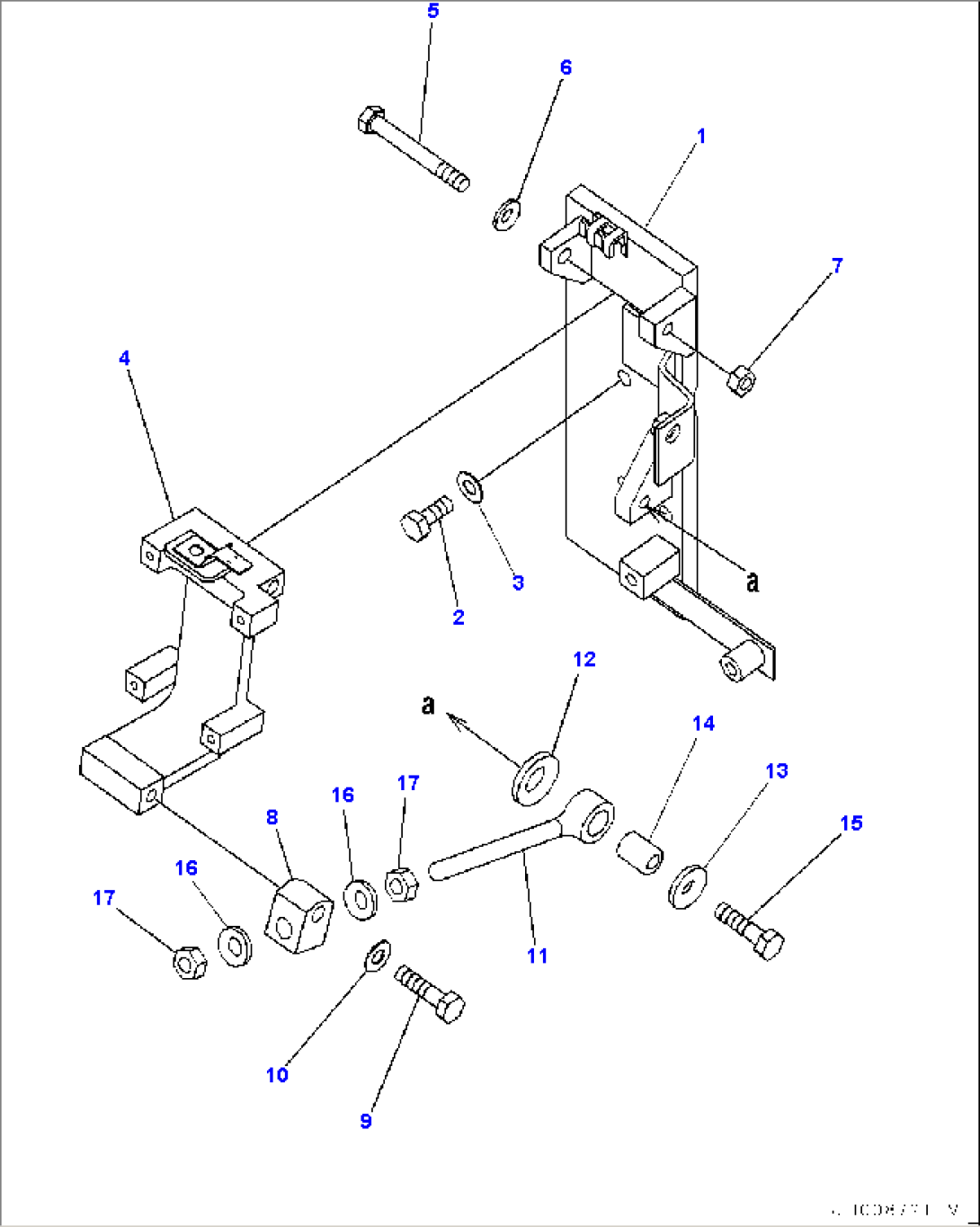Air Conditioner, Bracket (#65001-)
