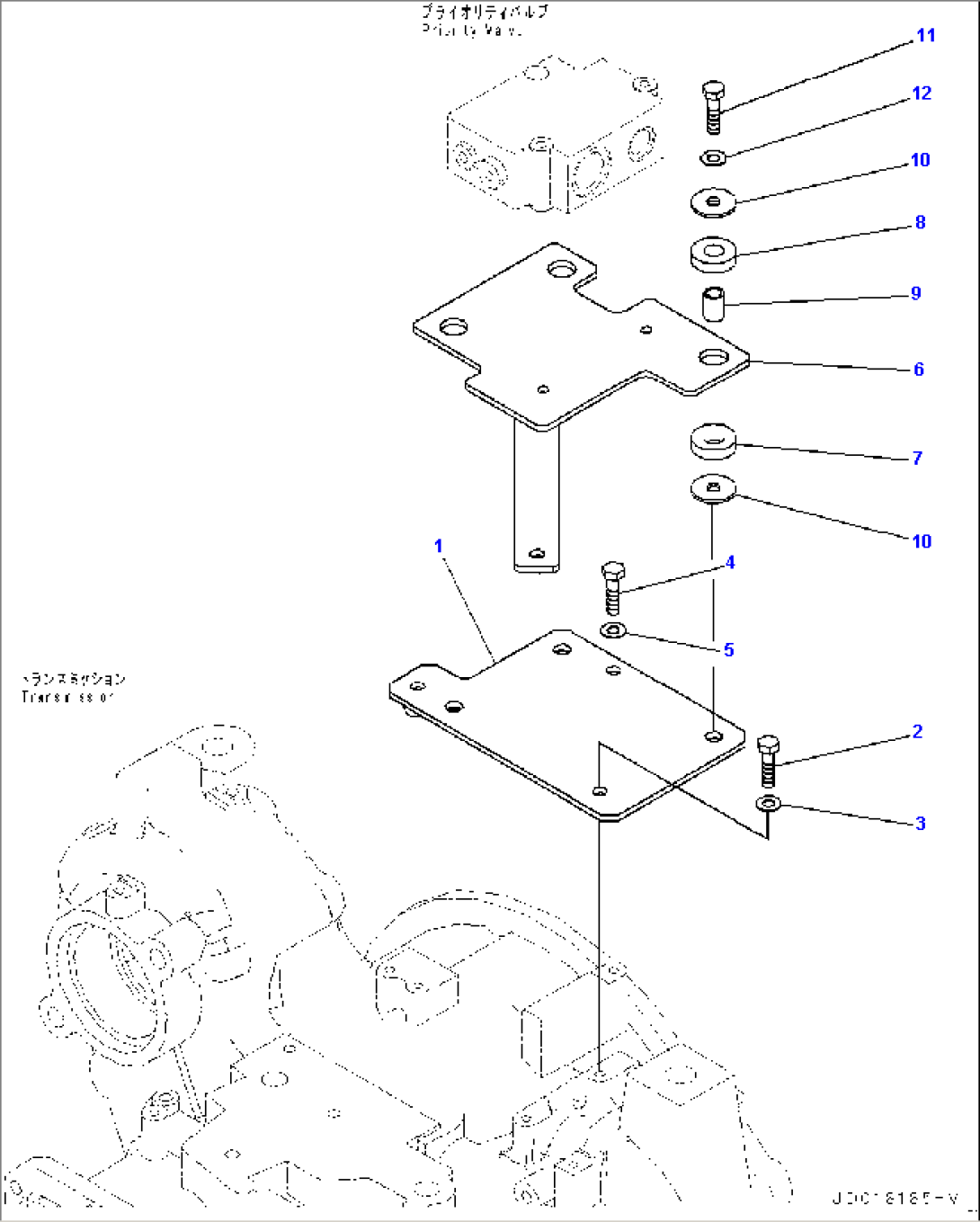 Hydraulic Piping, For Ripper Configuration, Differential Lock Type, Piston Pump Related Parts