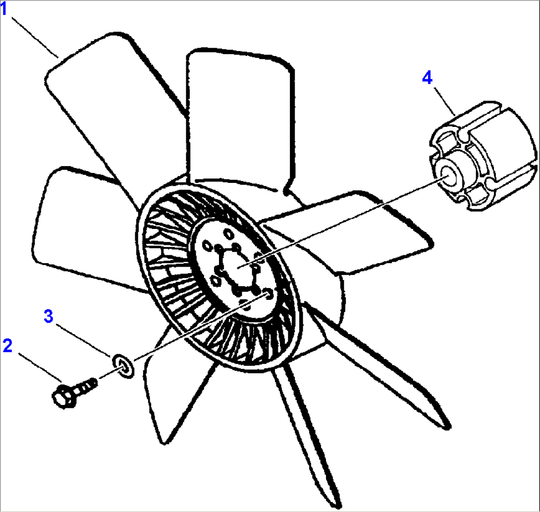 FIG. B0000-06A0 COOLING FAN