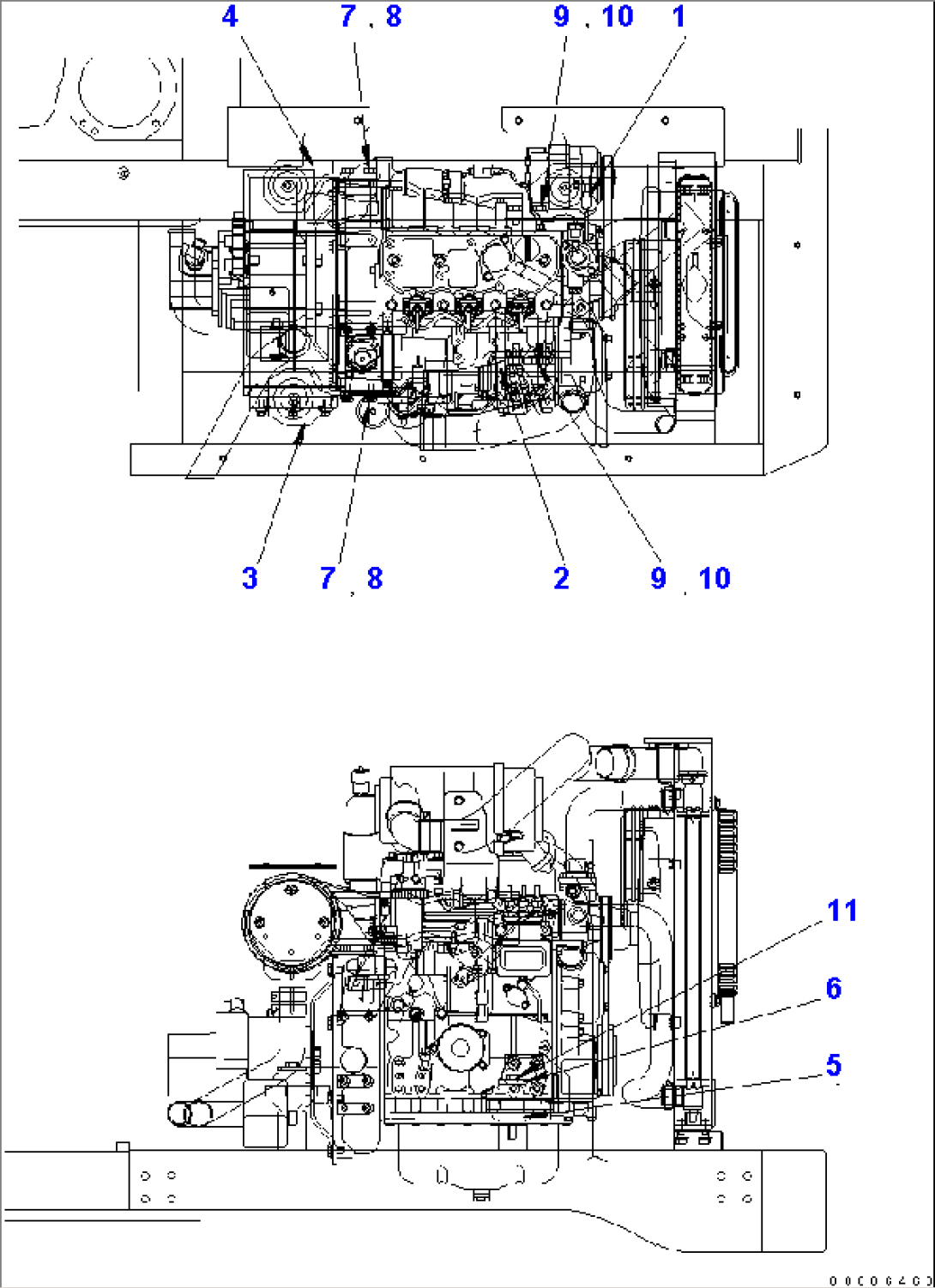 ENGINE MOUNTING PARTS