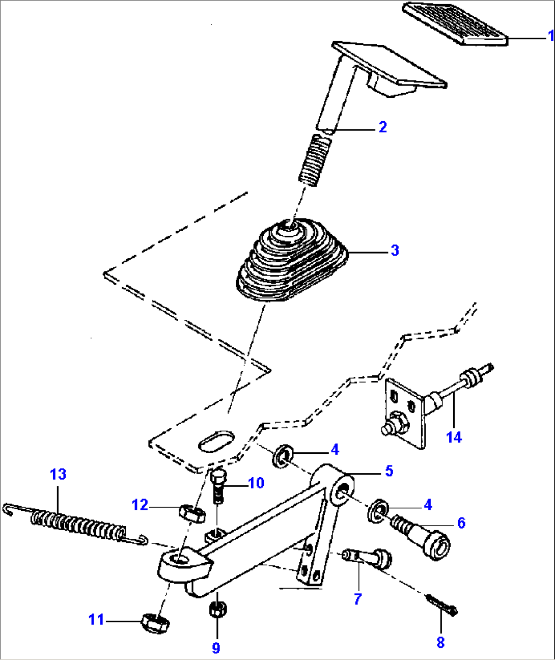 DECLUTCH PEDAL