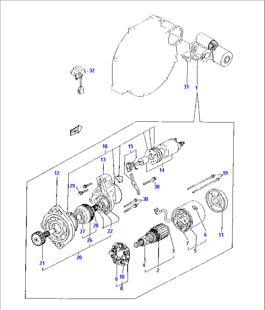 STARTER MOTOR