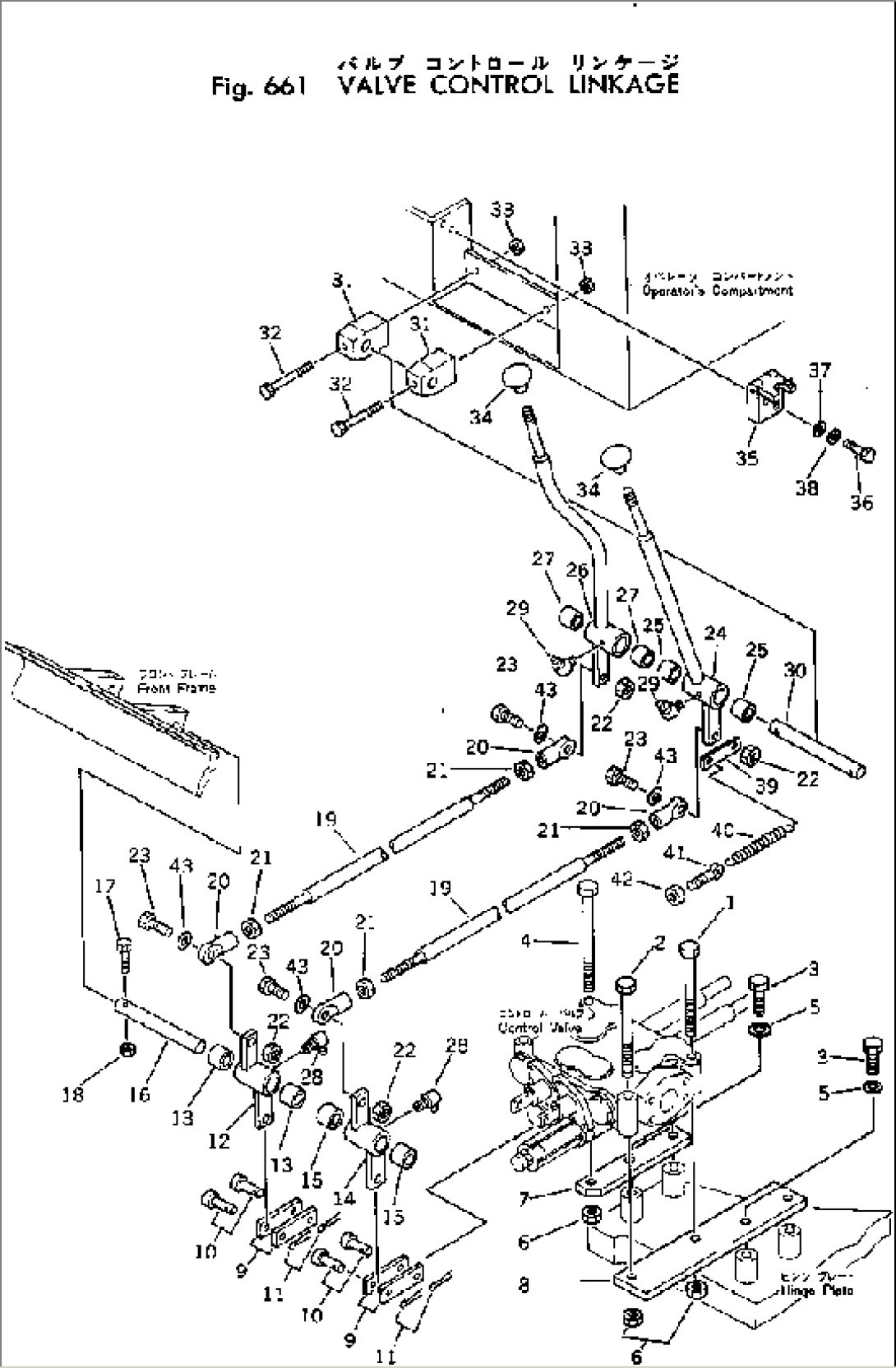 VALVE CONTROL LINKAGE