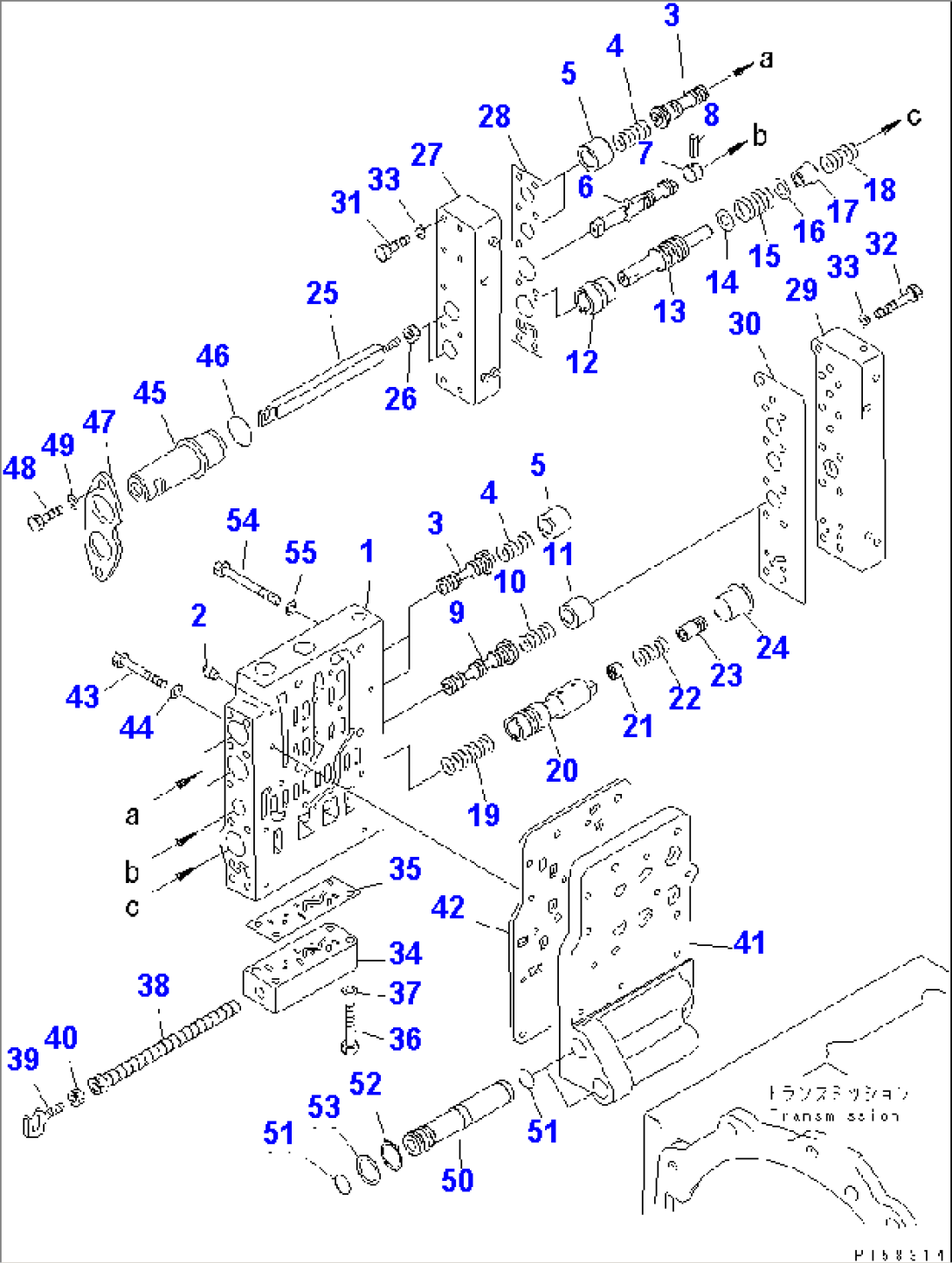 TRANSMISSION (CONTROL VALVE) (1/3)