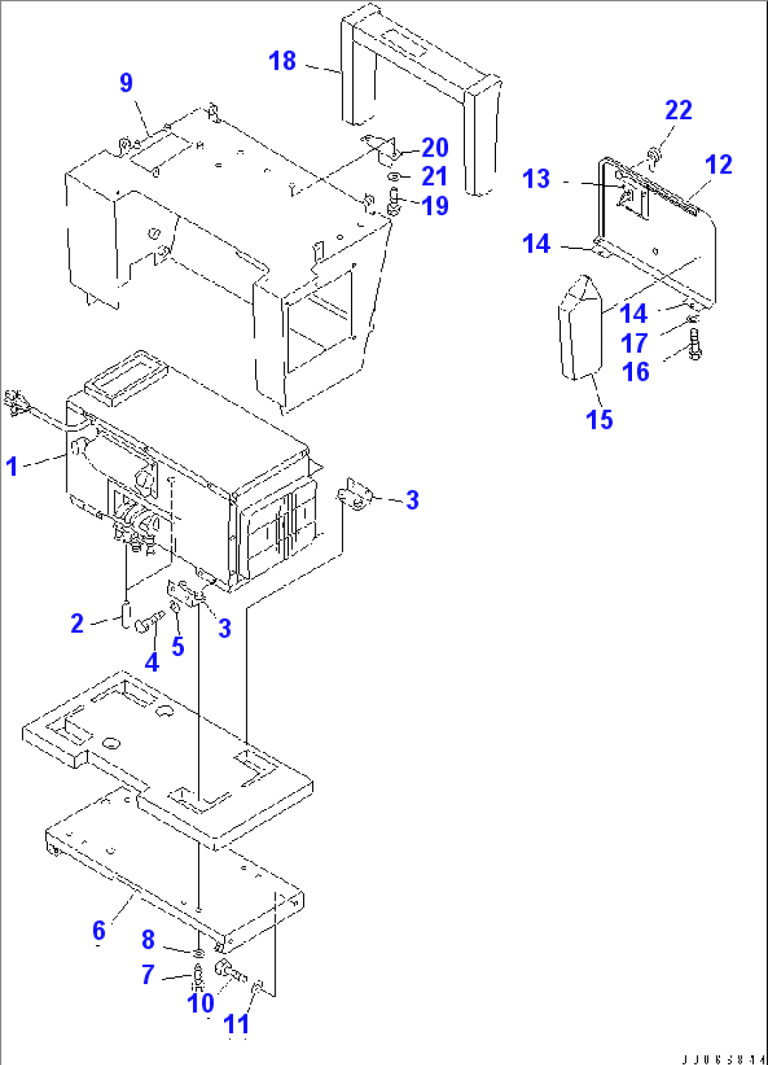 AIR CONDITIONER (AIR CONDITIONER UNIT AND MOUNTING)(#90001-)