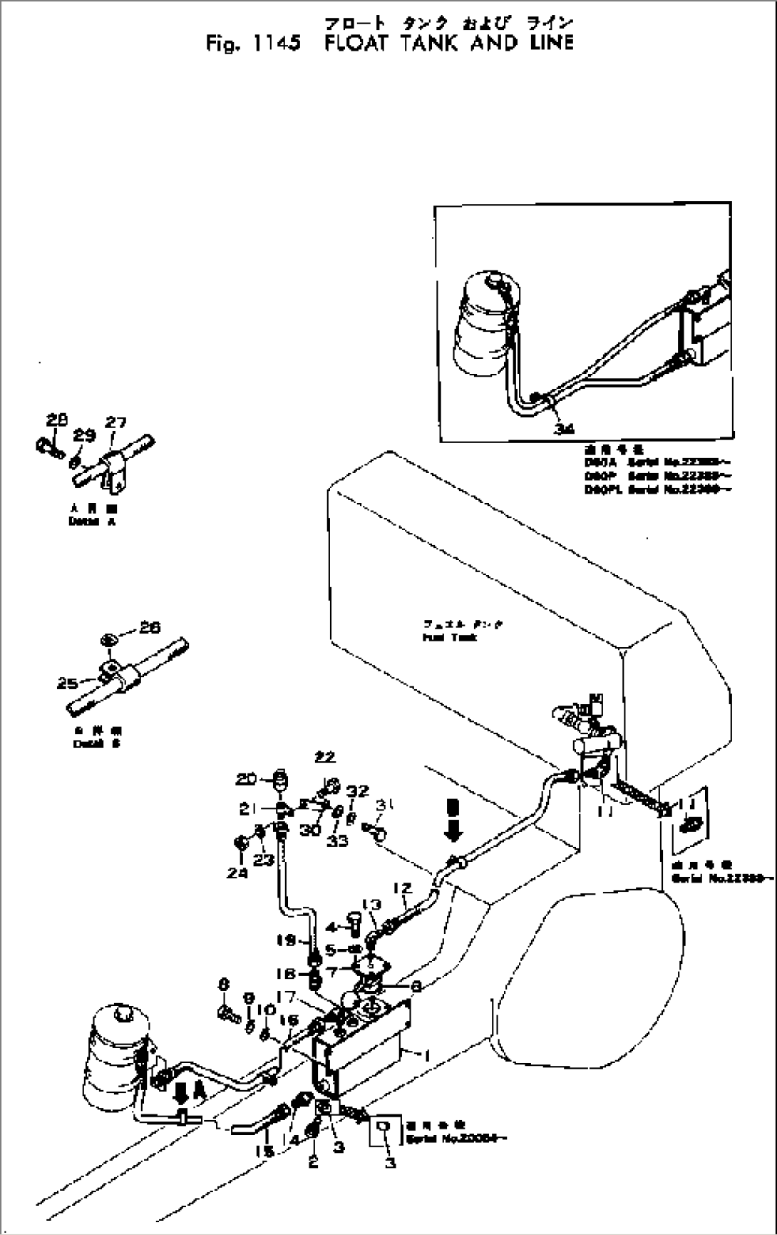 FLOAT TANK AND LINE
