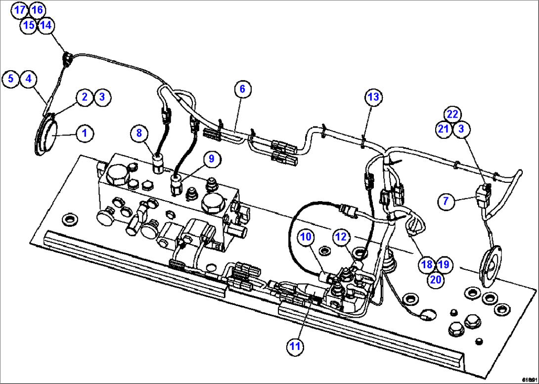 HYDRAULIC BRAKE CABINET INTERNAL WIRING