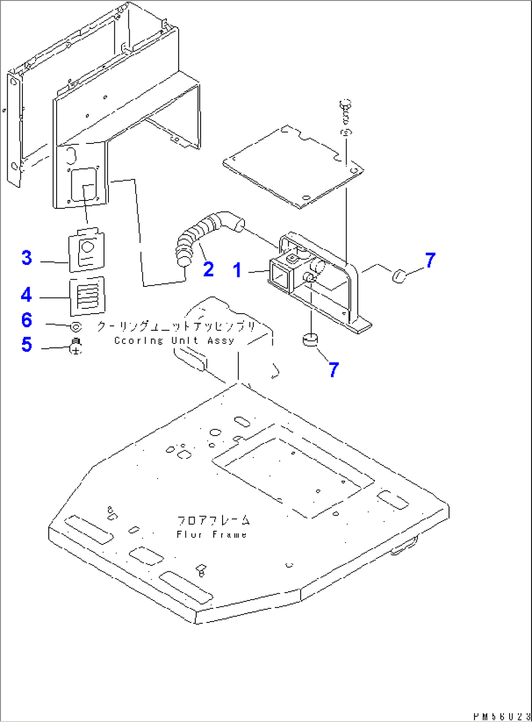 AIR CONDITIONER (6/9) (AIR PIPING¤ FRONT)(#4501-4629)