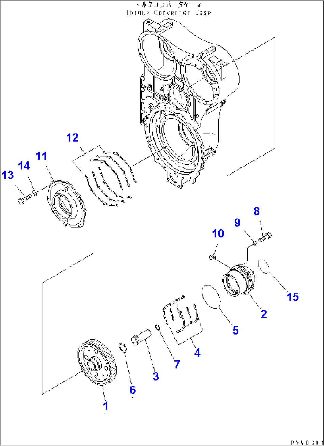 TORQUE CONVERTER INPUT TRANSFER (3/5) (GEAR) (2/2)