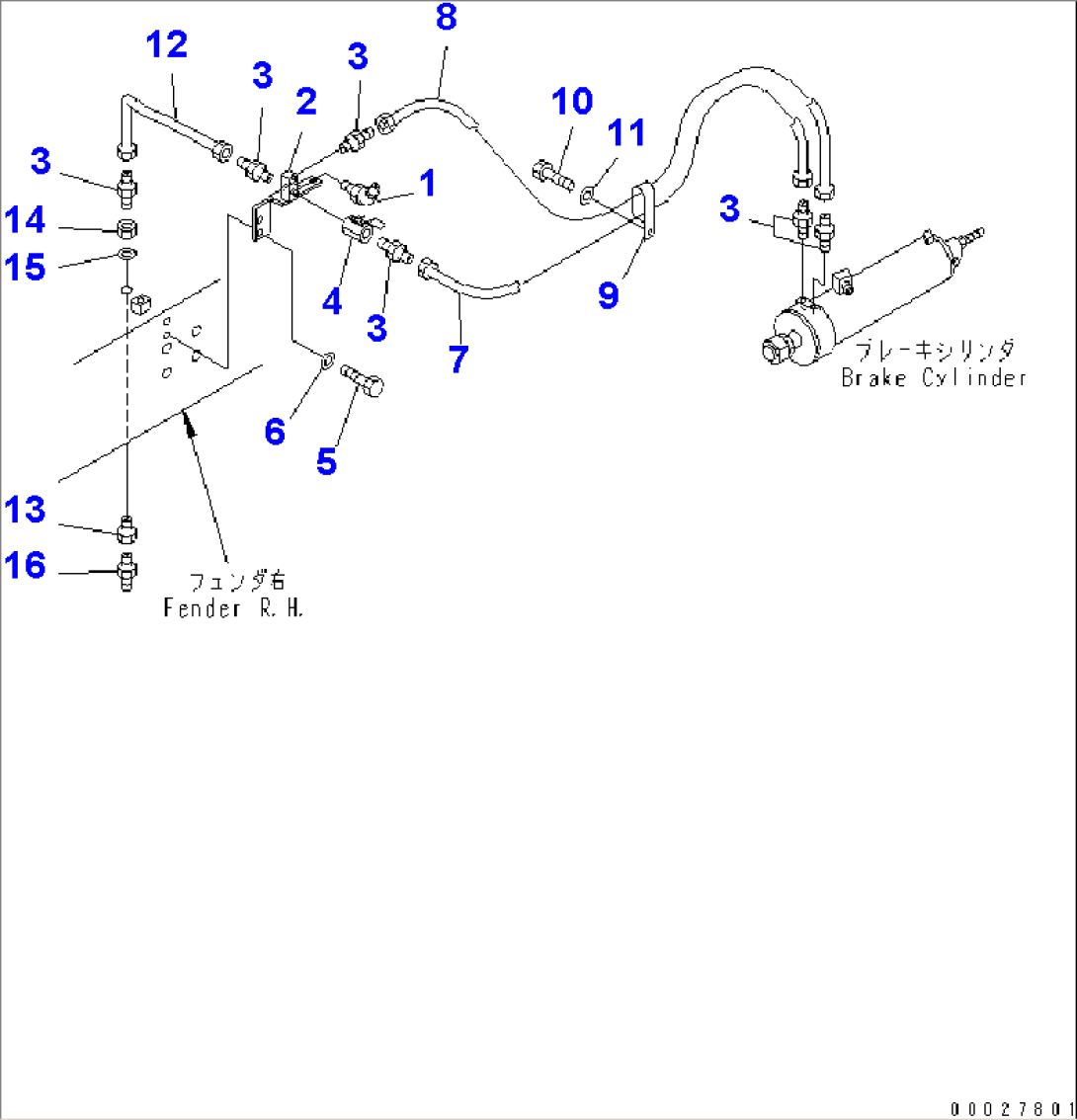 BRAKE PIPING (WITH BRAKE ASSISTOR)