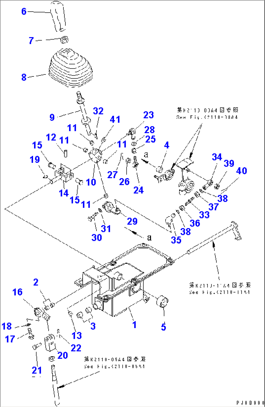 FLOOR FRAME (SPEED CONTROL) (1/2)(#3034-4000)