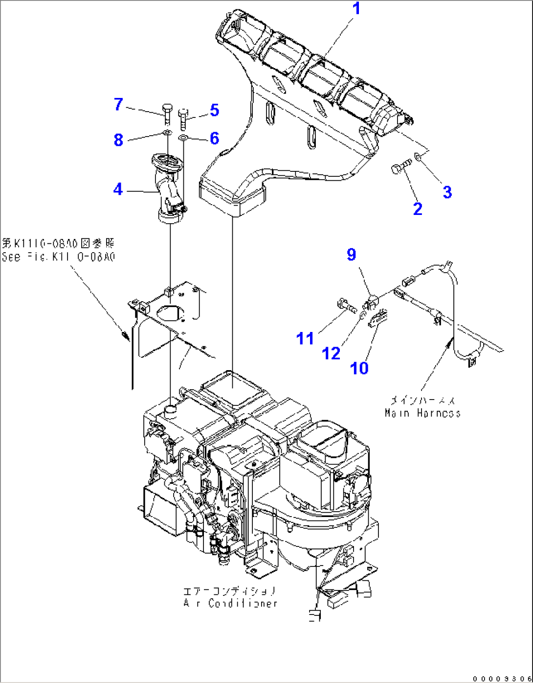 AIR CONDITIONER (REAR DUCT)