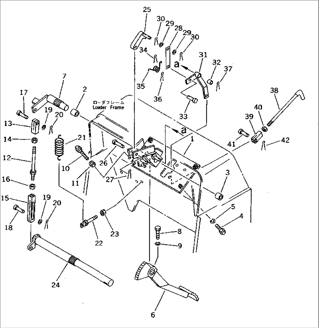 BRAKE PEDAL (FOR LEVER STEERING)