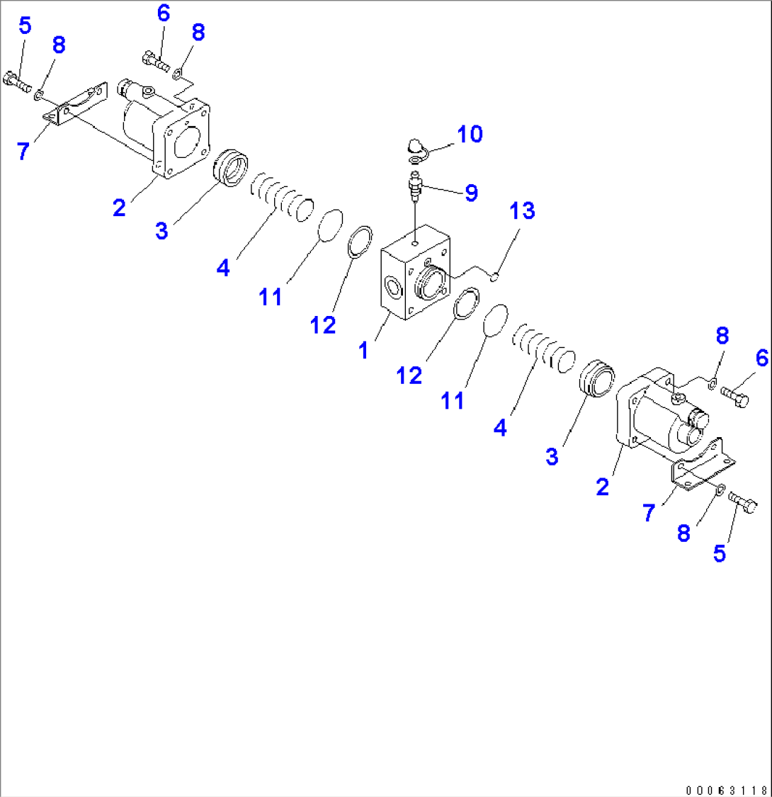 BRAKE PIPING (SLACK ADJUSTER) (INNER PARTS)