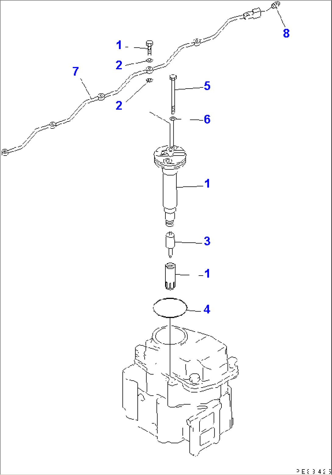INJECTION NOZZLE(#61582-81642)