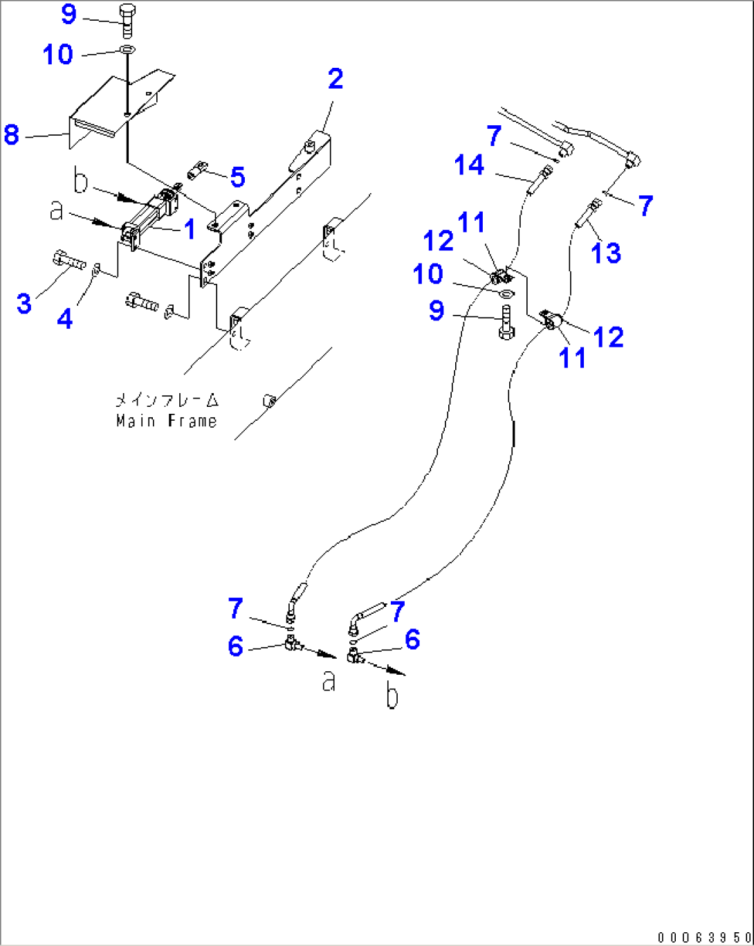 EXHAUST BRAKE (CYLINDER) (L.H.) (1/2)(#7169-)