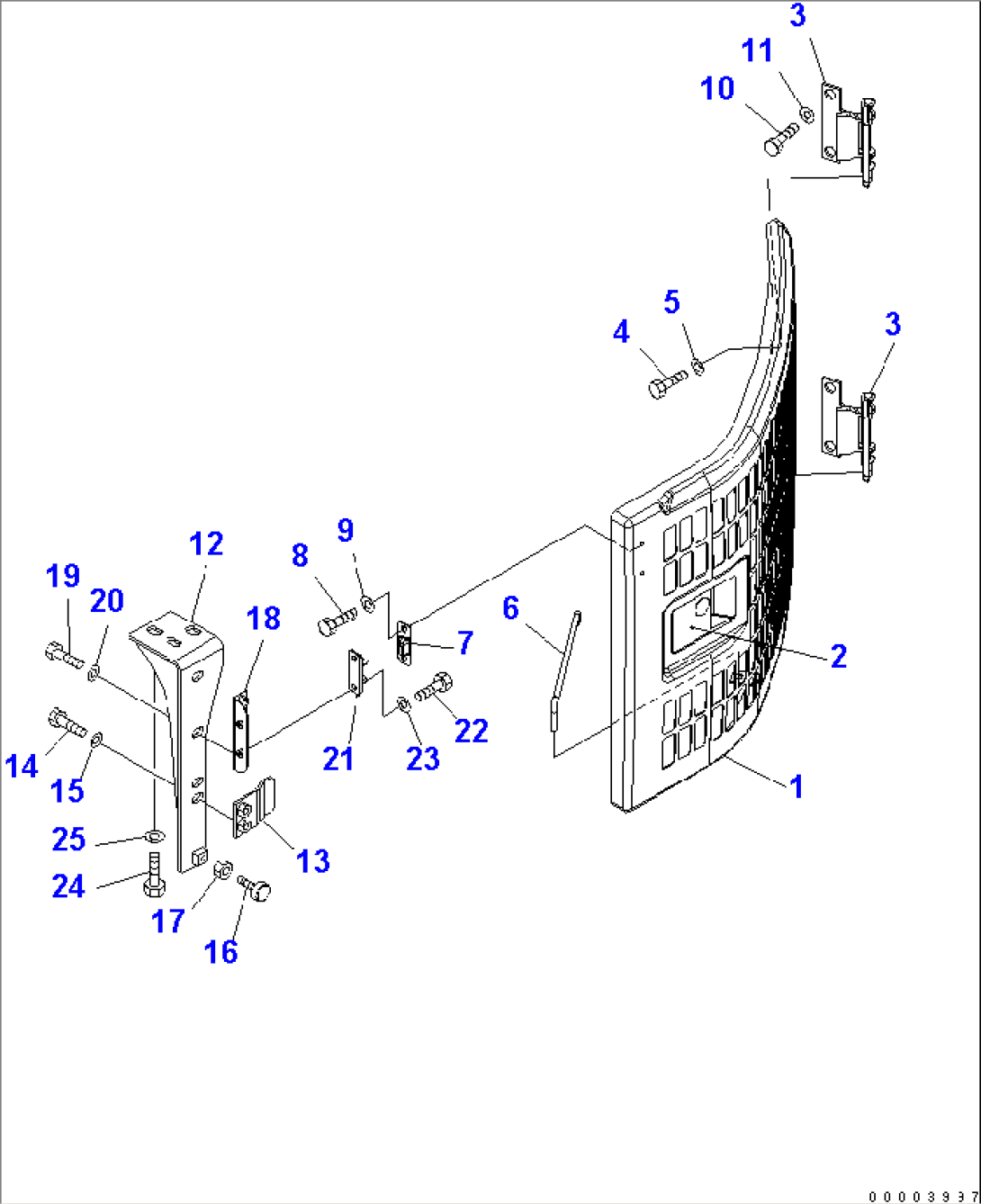 LEFT SIDE COVER (YELLOW)
