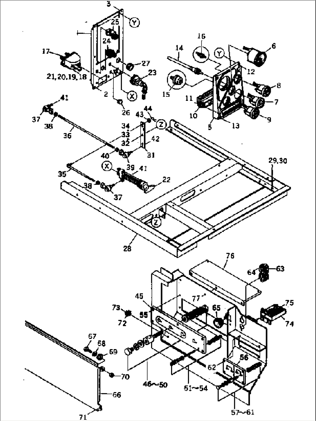 ENGINE OPERATING PANEL ASS