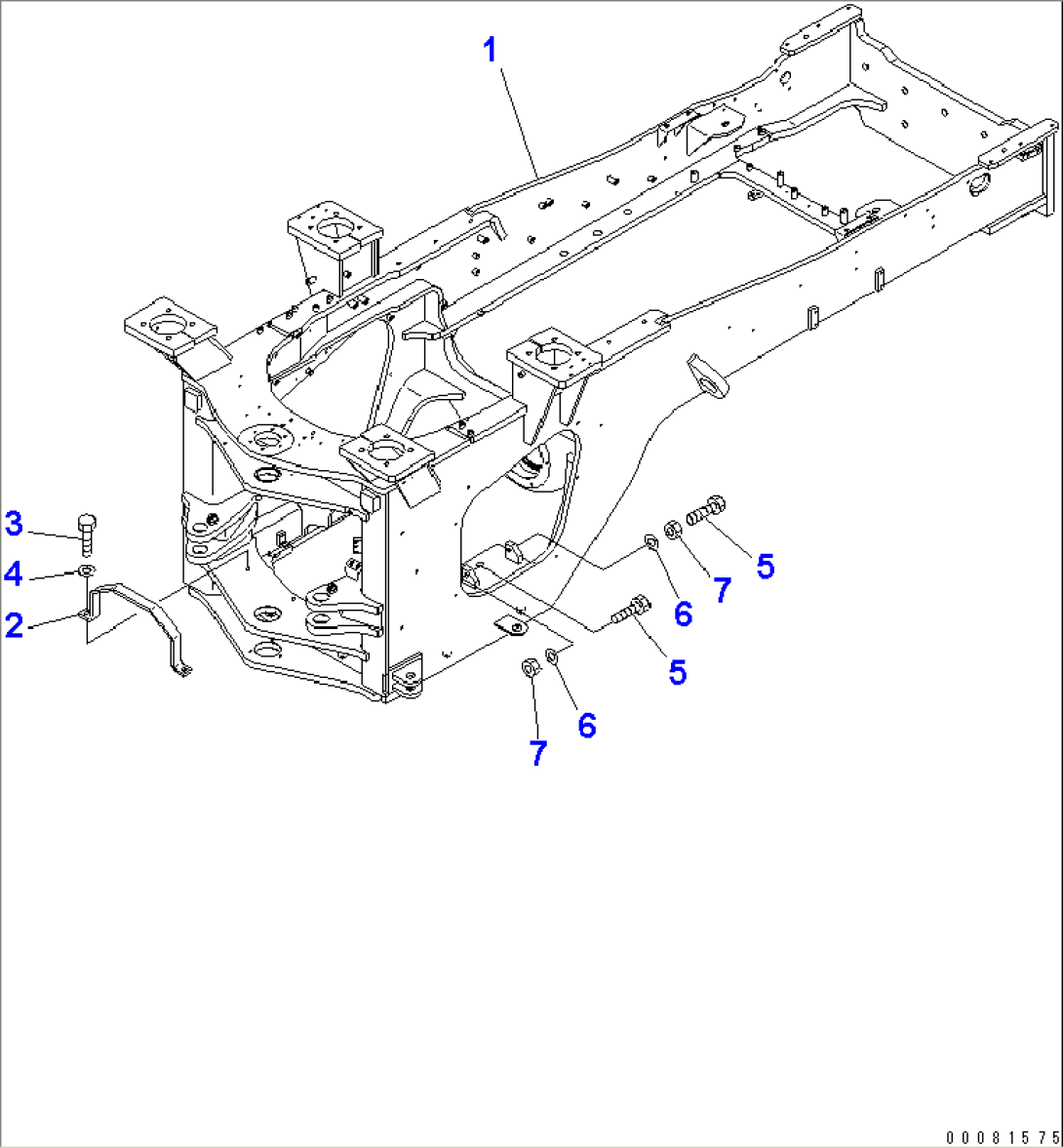 REAR FRAME (EU NOISE REDUCTION ARRANGEMENT 2)(#90001-)