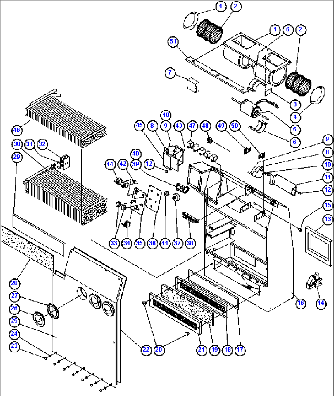 HEATER/AIR CONDITIONER ASSEMBLY - 1 (PC1066)