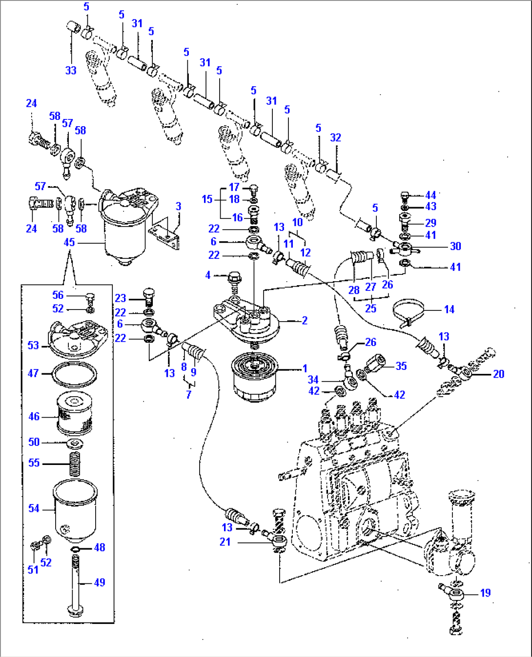 FUEL SYSTEM, FINE FILTER