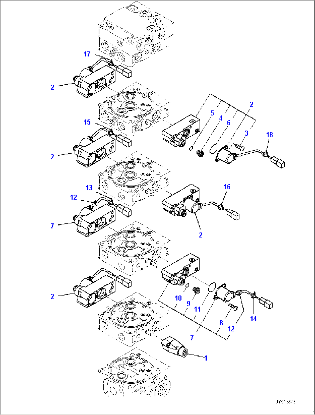 Control Valve, 5-Valve (3/12) (#B60001-)