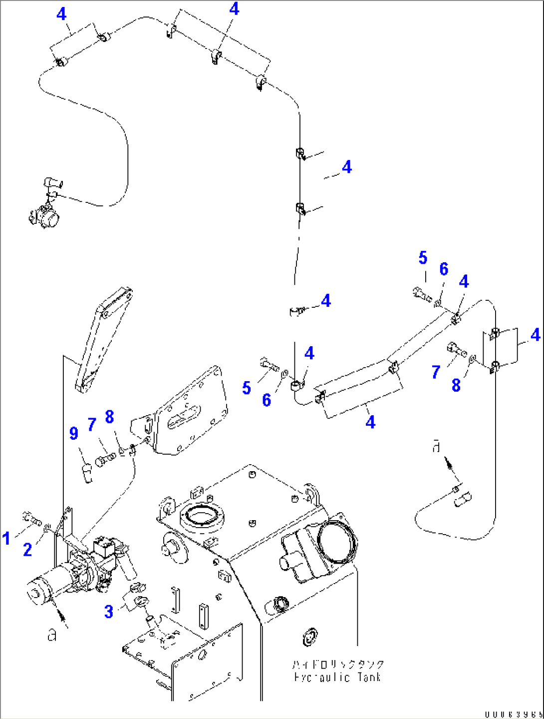 EMERGENCY STEERING CONTROL (RELATED PARTS)(#7001-)