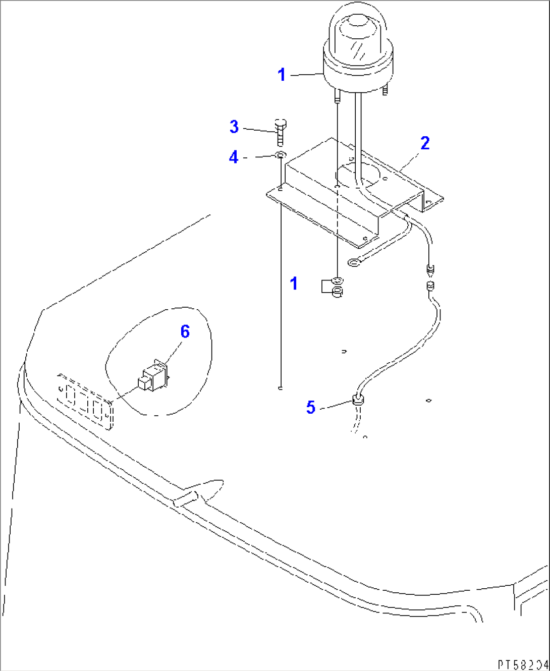 BEACON LAMP (CABIN SPEC.)