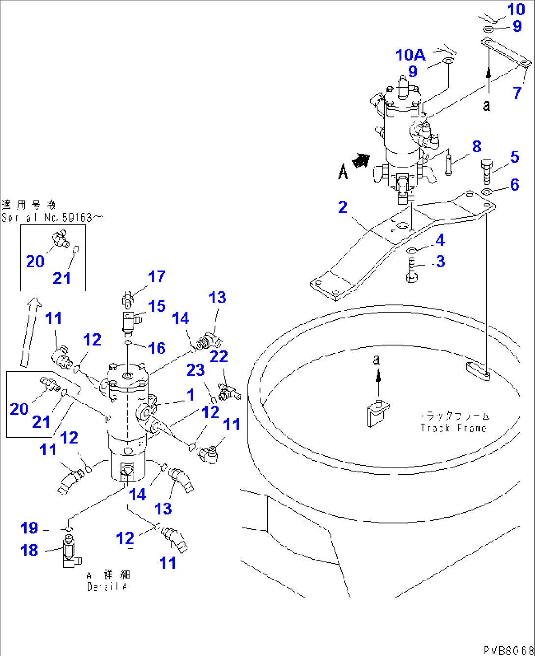 SWIVEL JOINT (RELATED PARTS)(#52401-)