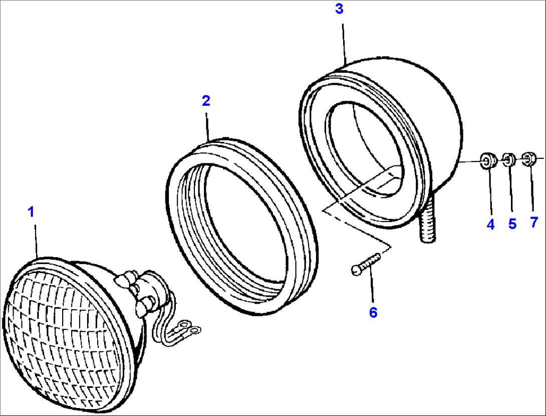 WORK LIGHT (OPTIONAL W/327 189 R91)