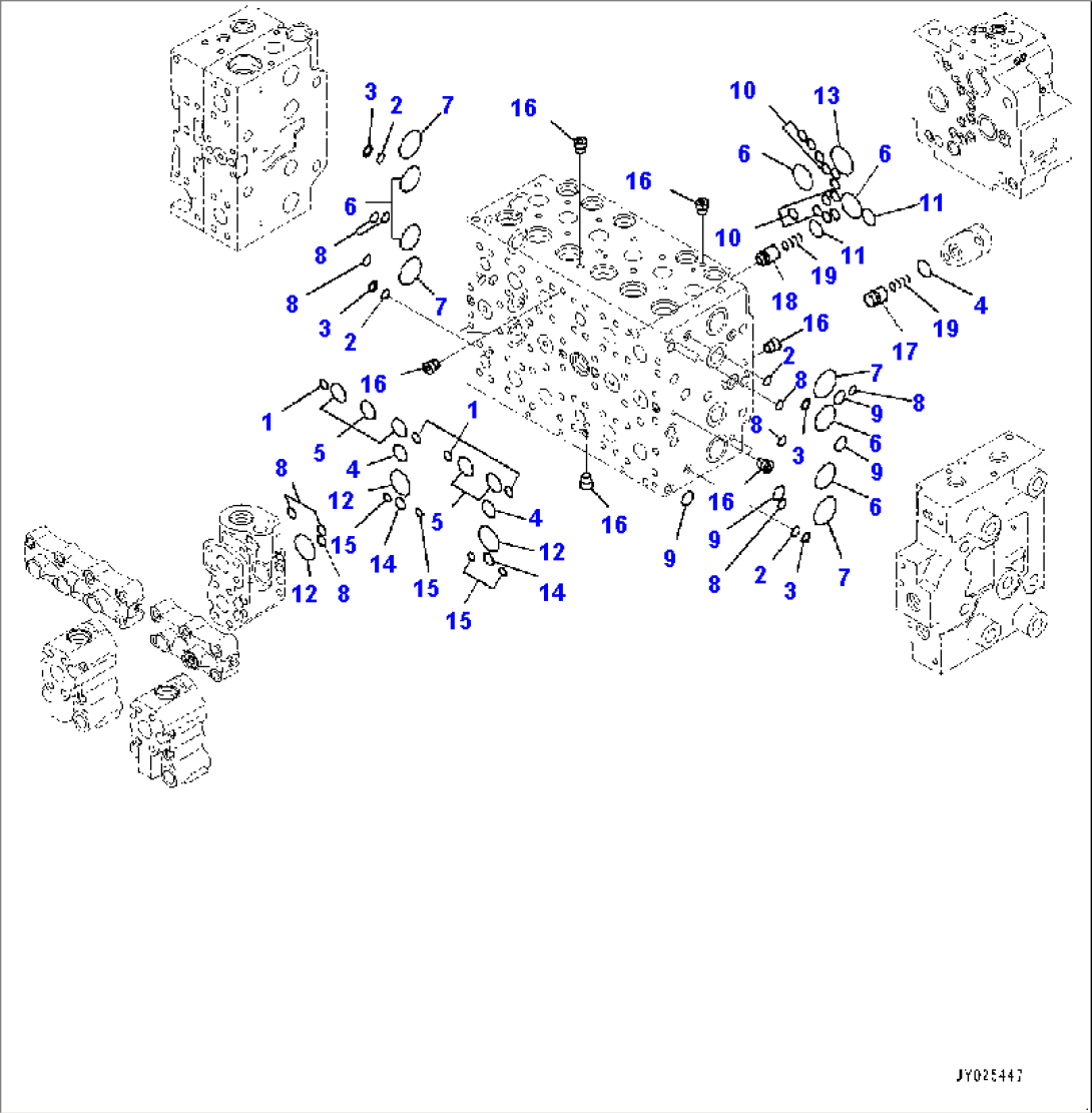 Control Valve, Inner Parts (5/21) (#500001-)