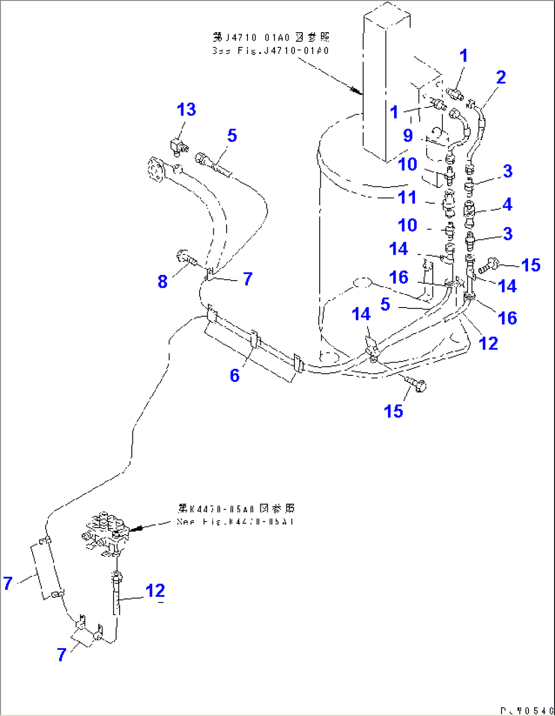 AUTO GREASE (GREASE PUMP PIPING)(#50001-50010)