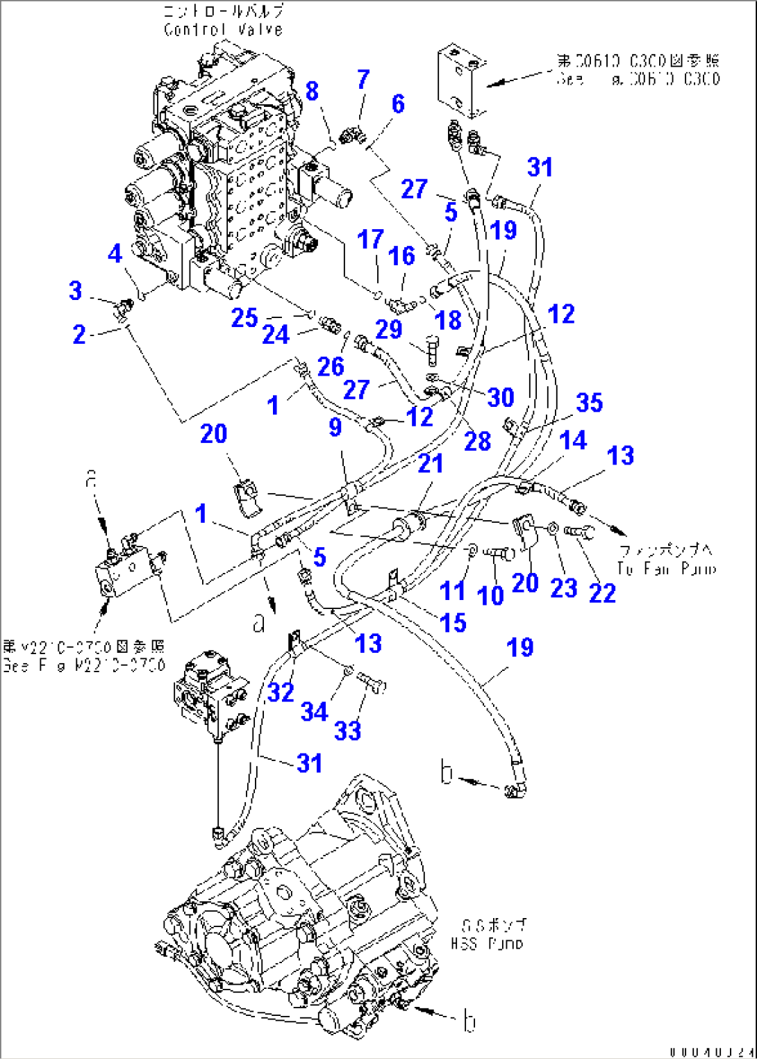 CONTROL LINE AND PPC DRAIN LINE(#1201-)