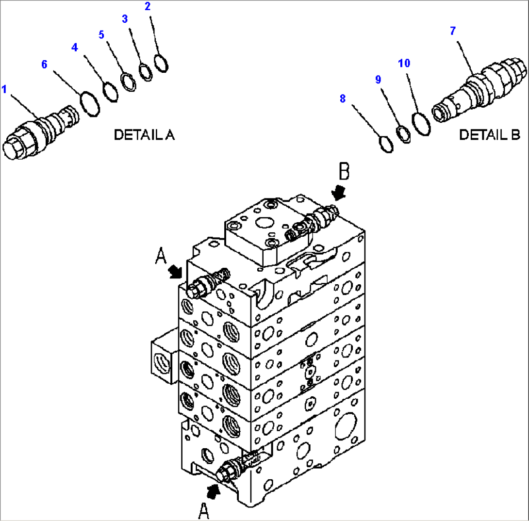 H0121-02A0 MAIN VALVE 2-SPOOL FOR ECSS (2/9)