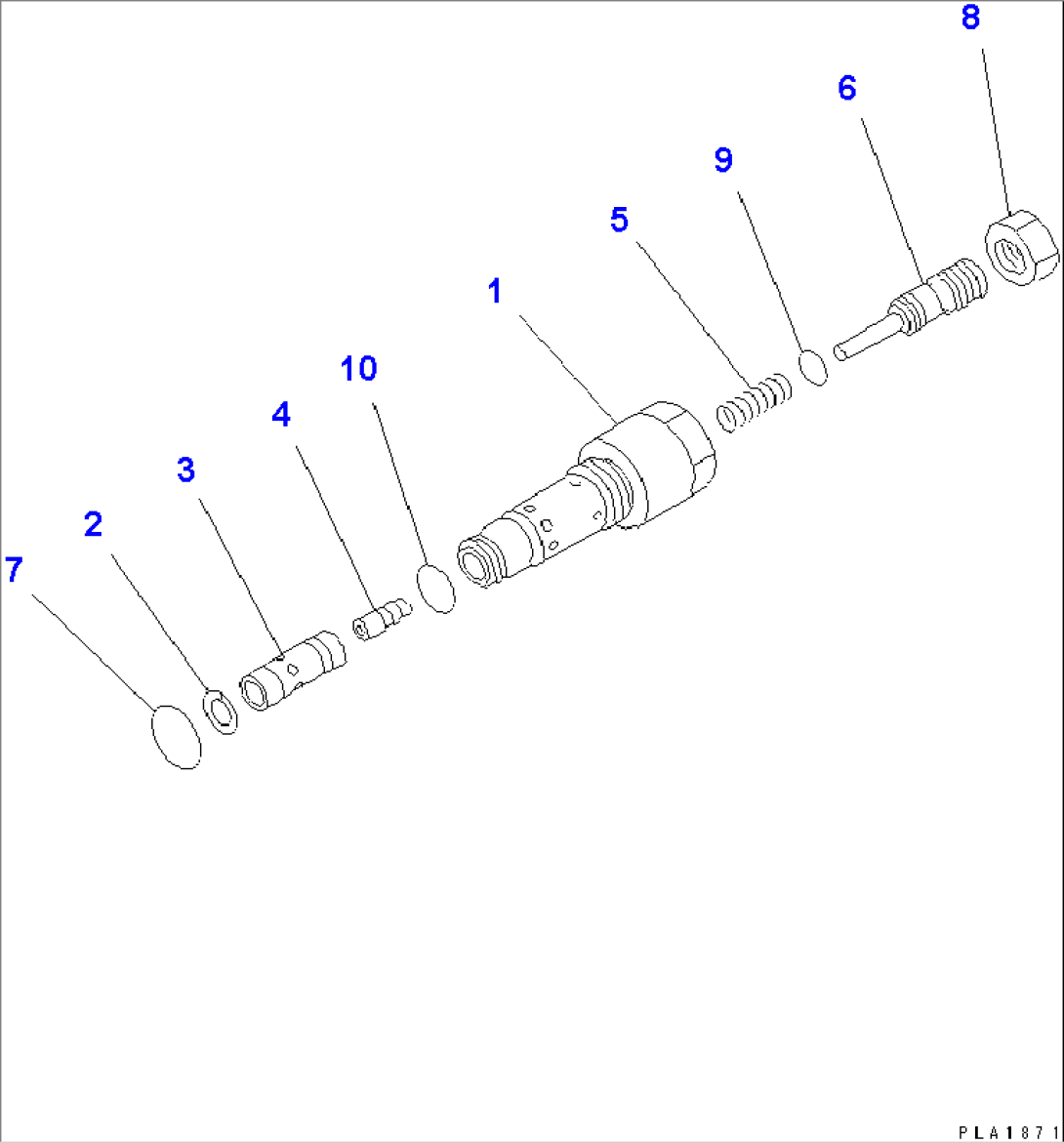 STEERING LINE (RELIEF VALVE)
