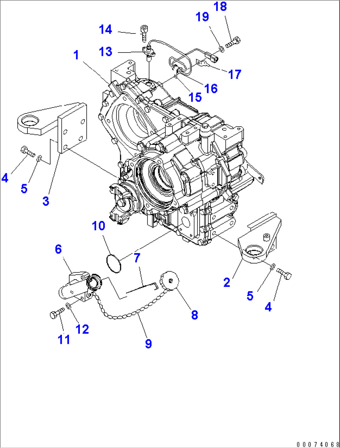TRANSFER (MOUNTING PARTS)