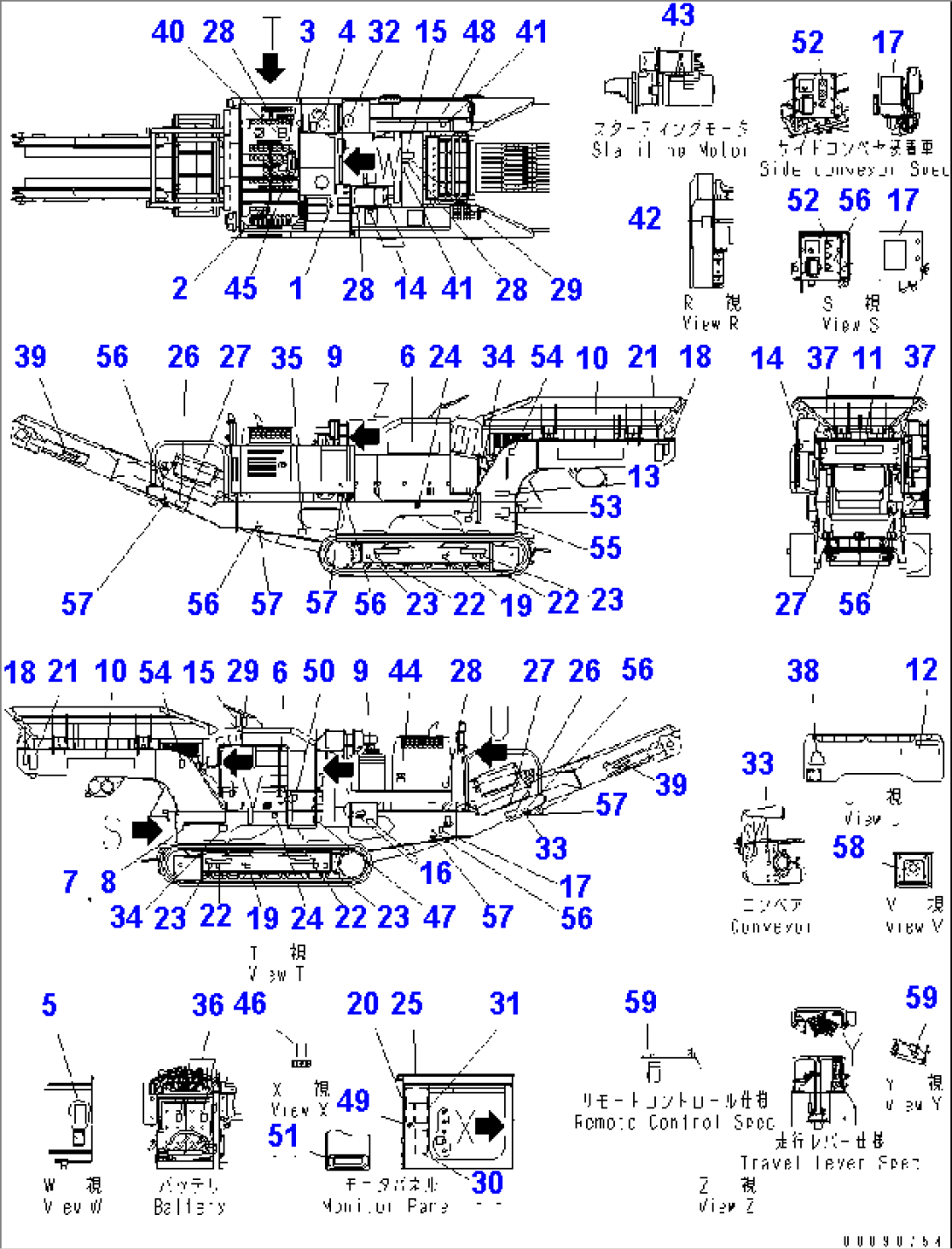 DECAL AND PLATES (OPERATING AND CAUTION PLATE) (FOR EU)(#1001-)