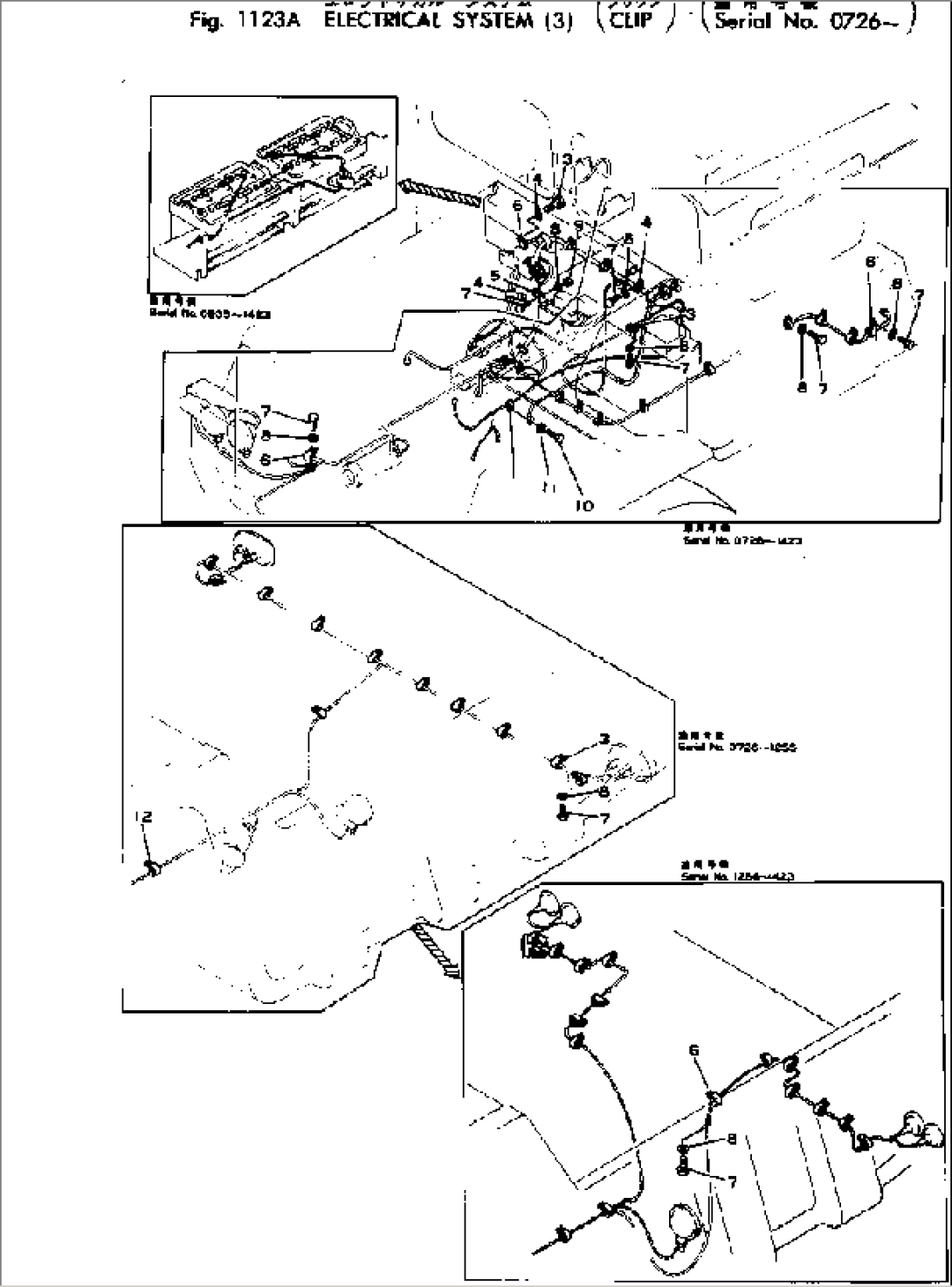 ELECTRICAL SYSTEM (3) (CLIP)(#726-)