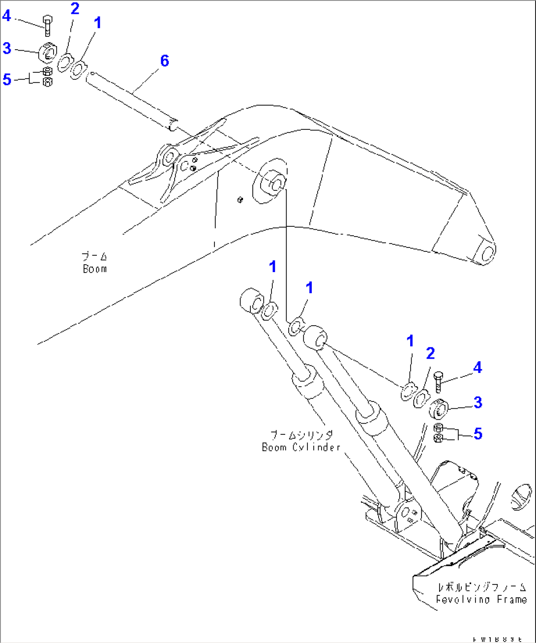 BOOM PIN (FOR SUPER LONG FRONT) (18M)(#252882-)