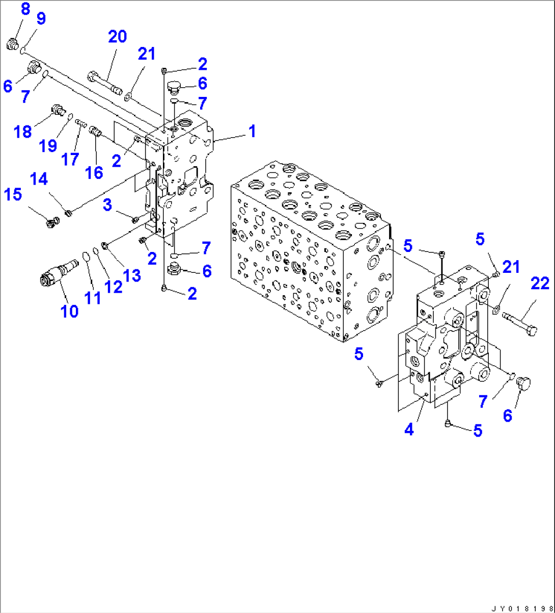 CONTROL VALVE (6-SPOOL) (7/18)(#20001-25060)